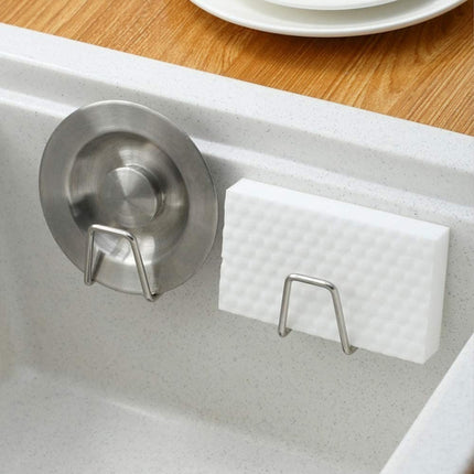 Soporte De Esponja Escurridor Colgante Esponja De Cocina Gris