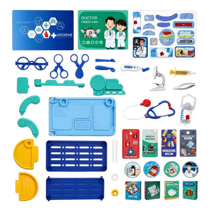 Set Doctor Con Carro Valija  Completa 57 Piezas V