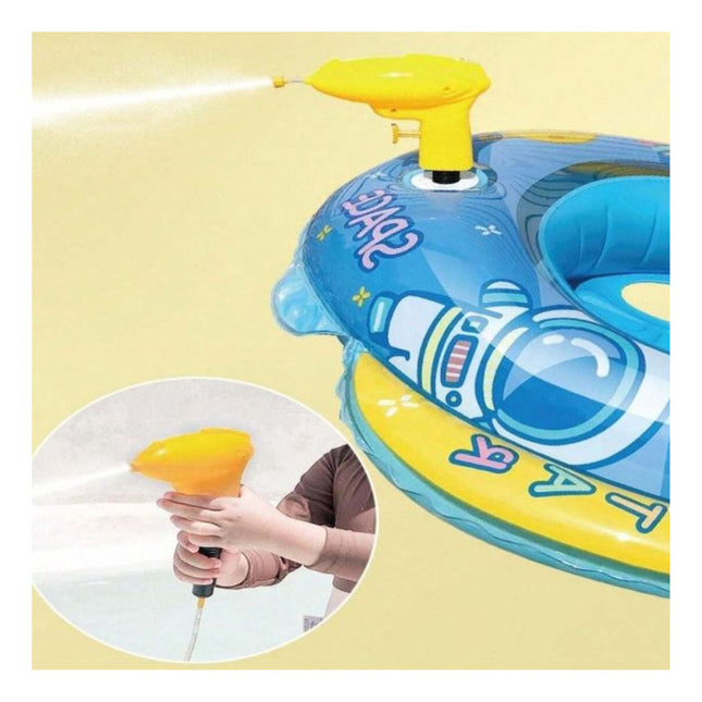 Inflable Flotador Con Pistola De Agua 65x70cm X