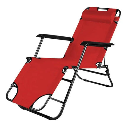 Reposera Plegable Varias Posiciones Calidad Premium X