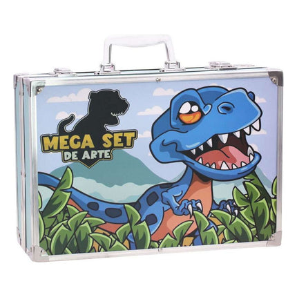 Set De Arte Infantil En Valija De Aluminio Con 145 Piezas