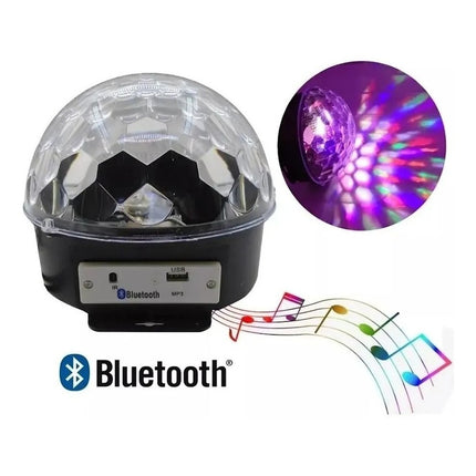 Bola De Luces Audioritmica Discoteca Bluetooth Parlante Led