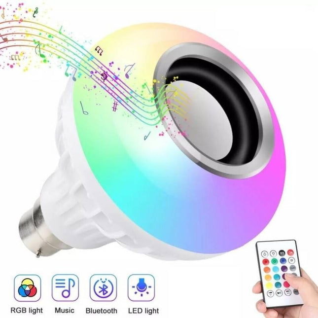 Lampara Parlante Led - Bluetooth Control  Rgb Rgb