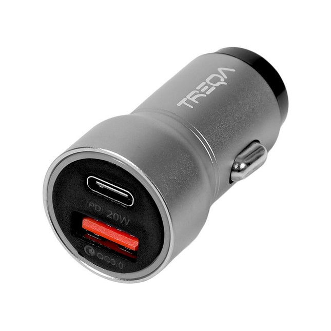 Mini  Treqa Cargador Metal 12 V Para Auto Cc-331