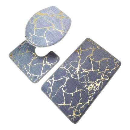 Set De Alfombras Y Cortina De Baño 4pcs
