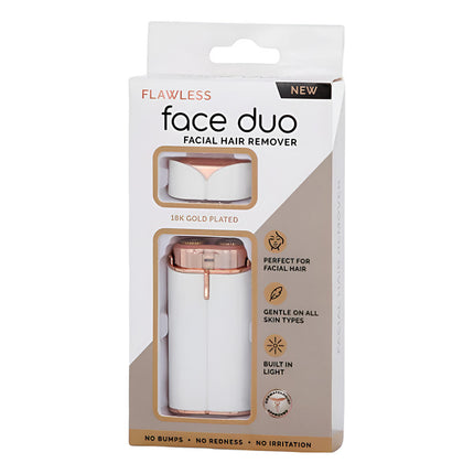 Depilador Facial Doble Para Piel Delicada C Luz Incoroporada X
