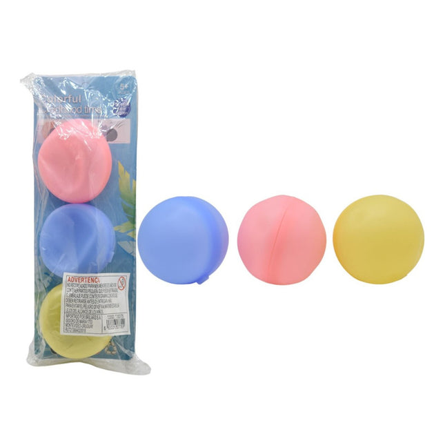 Bombitas De Agua Reutilizables De Silicona X3 Unidades