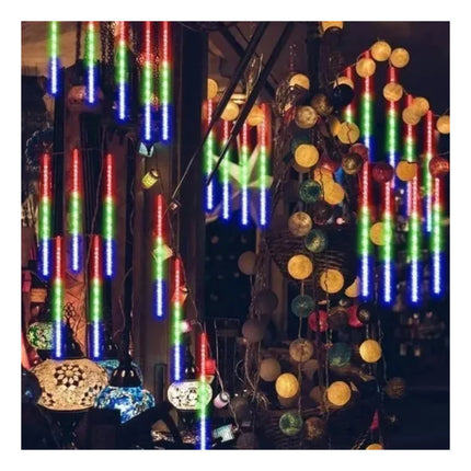 Guia De Luces Luvia De Colores Rgb X5 30cm Colores