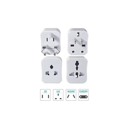 Adaptador Ficha Universal Treqa Para Viaje Seguridad Niños