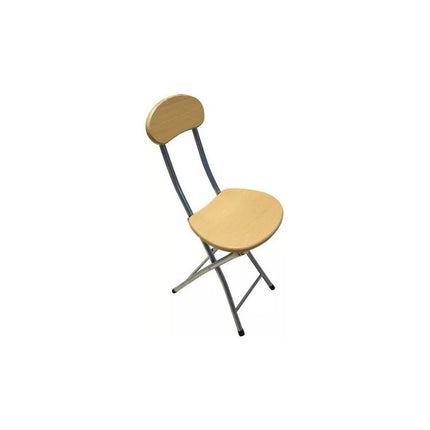 Silla Plegable Símil Madera  Marrón