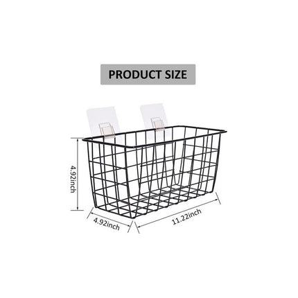 Canasto Organizador Adhesivo Metal Cocina Baño  N/a