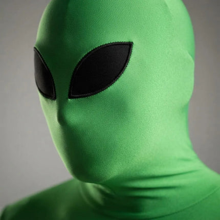 Disfraz De Alien  Niño Fiestas Temáticas Halloween Verde S