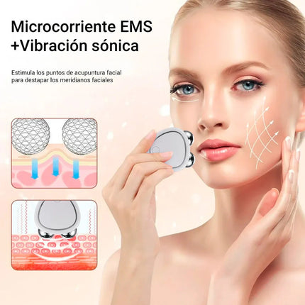 Lifting Facial Microcorriente Ems, Con Batería Recargable