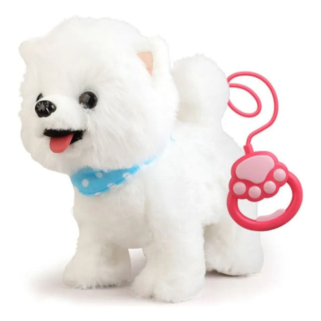 Perro Blanco De Peluche Interactivo 25x26cm. Ty364967 Blanco