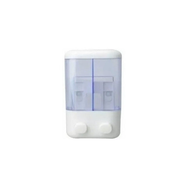 Dispensador Doble De Jabon Liquido Alcohol En Gel Sanitario N/a