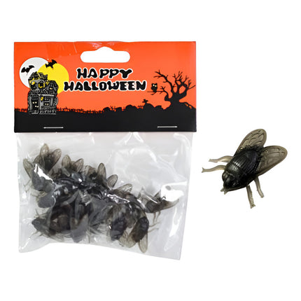Insectos De Goma X 24 Unidades Para Decoracion Halloween