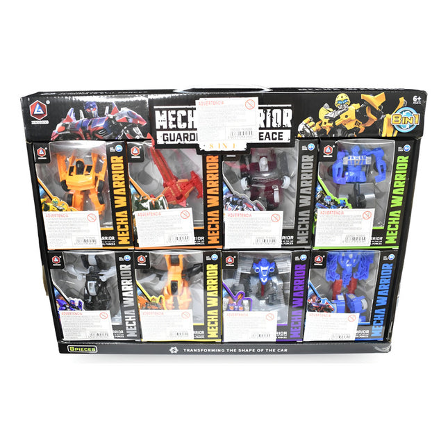 Display De Robots Transformables 8pcs Robots Varios