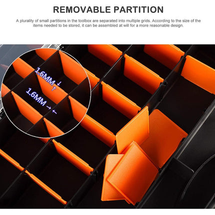 Caja Con Separadores Simple Organizador  Negro