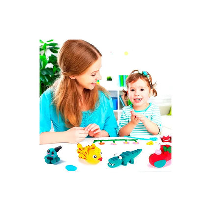 Pack 48 Masas De Moldear  Plastilina Ultraligera Para Niños V