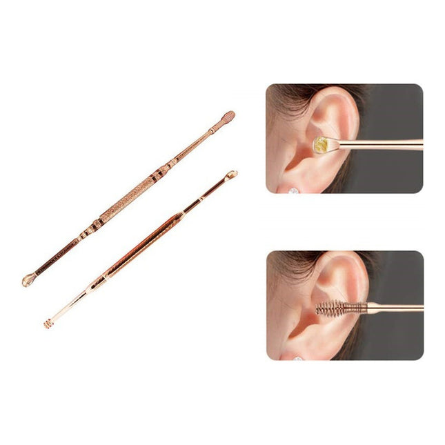 Limpieza Para Oidos Kit X2 Metal