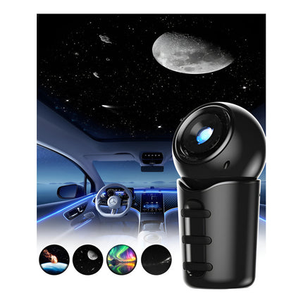 Lampara De Proyeccion De Galaxia Para Coche Auto Negro