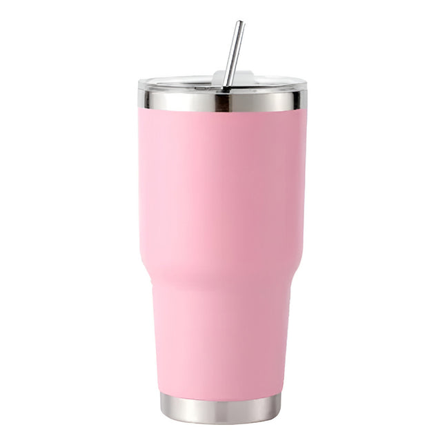 Vaso Térmico Con Tapa Y Sorbito 900 Ml X