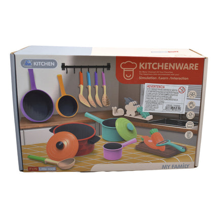 Set De Cocina En Caja  Juguete Utensilios V