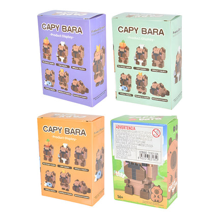Mini Bloques Carpinchos Capibara  Coleccionables 1 Capibara