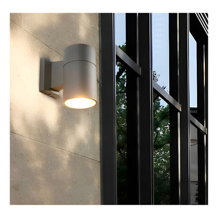 Foco Exterior  1 Luz 9cm De Diametro Moderno