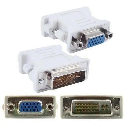 Adaptador Conversor Dvi A Vga 24+5 Macho A Hembra Dvi-d