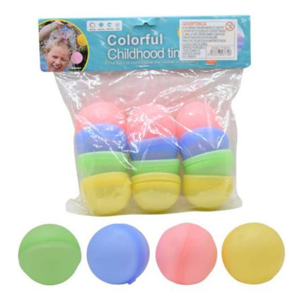 Bombitas De Agua Reutilizables De Silicona X12 Unidades