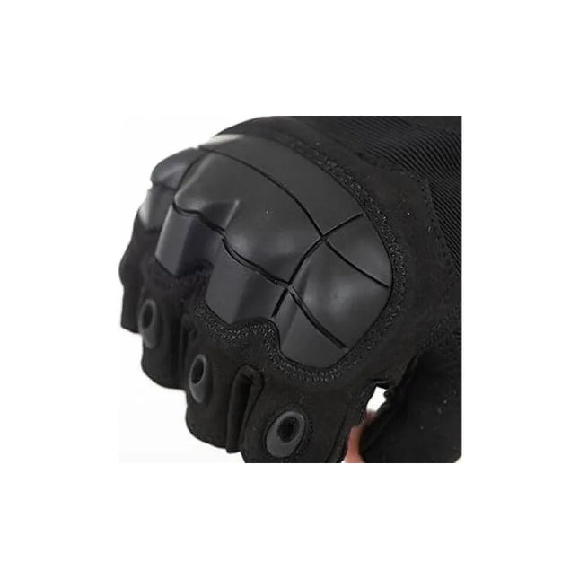 Guantes Tacticos Resistentes Moto Nudillo Duro Touch Negro