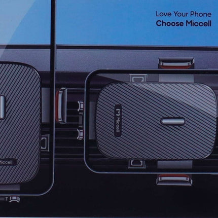 Soporte Celular Para Auto Miccell Vq-ch10 Negro Negro
