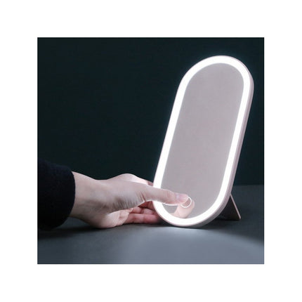 Organizador Para Cosméticos Maquillaje Con Espejo Luz Led R