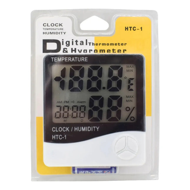 Reloj Termometro Digital Con Sensor De Humedad Temperatura