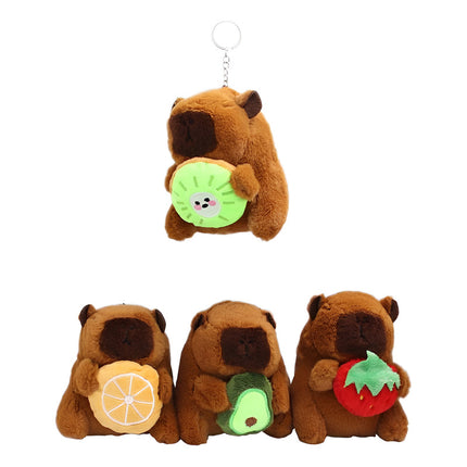 Peluche Capibara Llavero Modelos Nuevos Diseños Marrón