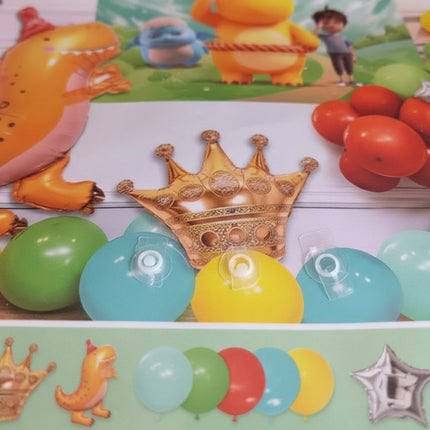 Set De Globos Y Decoracion Para Cumpleaños De Dinosaurio