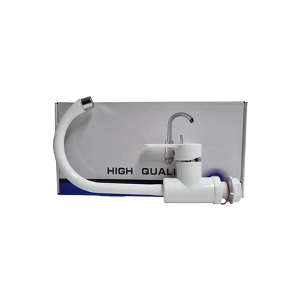 Canilla Cocina Plastico Monocomando En Caja Blanco Brillante