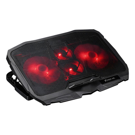 Bandeja Ventilador Cooler Xtrike Me Gamer Fn-802 Iluminado  Negro