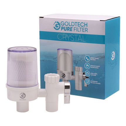 Filtro Goldtech Crystal Para Grifo Dual (jtfil003) Blanco
