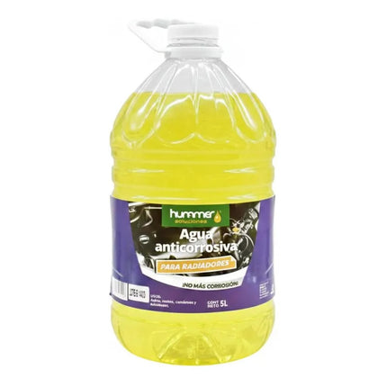 Agua Para Radiador 5litros Anticorrosiva Hummer Amarillo