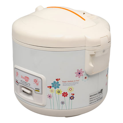 Olla Arrocera Eléctrica Boma 2 Litros 400w Color Blanco Blanco 220