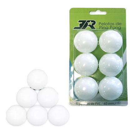 Pelotas De  Ping Pong X 6 Unidades Livianas Set Pelotas Pin
