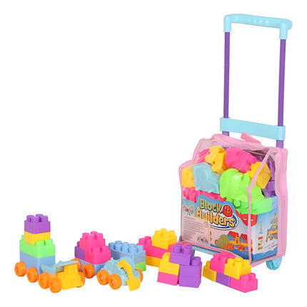 Bloques Para Armar Camión Con Mochila 46x12x11cm 0