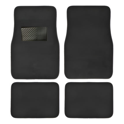 Alfombras Universales Para Autos 4pcs At4374 Negro