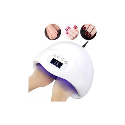 Lampara Uv Led Secador Uñas Profesional En Gel Premium 48w