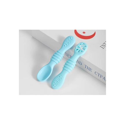 Cucharas De Bebé En Silicona 2 Unidades