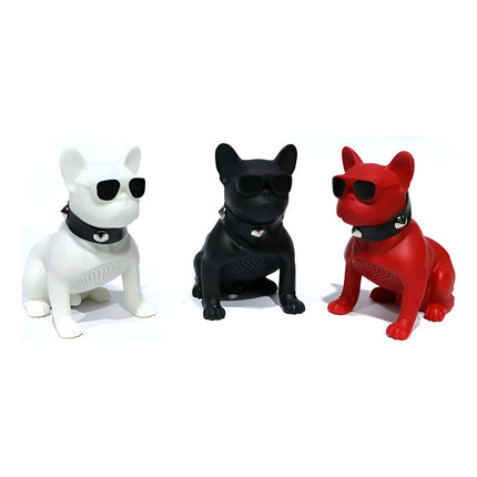 Parlante Bluetooth Bulldog Frances - Mt01103 Mertel Rojo