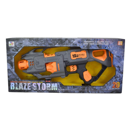 Pistola Ametralladora A Pilas Con Lanzadores  Ty363279b Gris