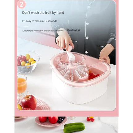 Limpiador De Frutas Y Vegetales Con Cepillo